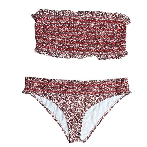Tory Burch Costa‎ Bikini Set Wild Pansy Mini Size Large - Picture 4 of 13